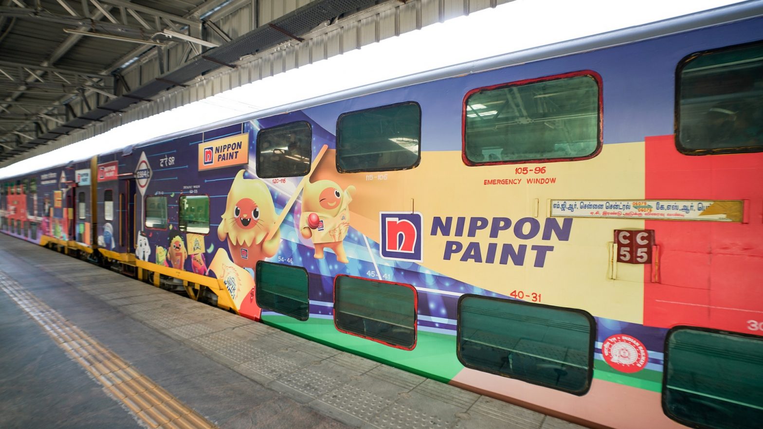 Nippon Paint beautifies SBC Double Decker Express with landmarks of