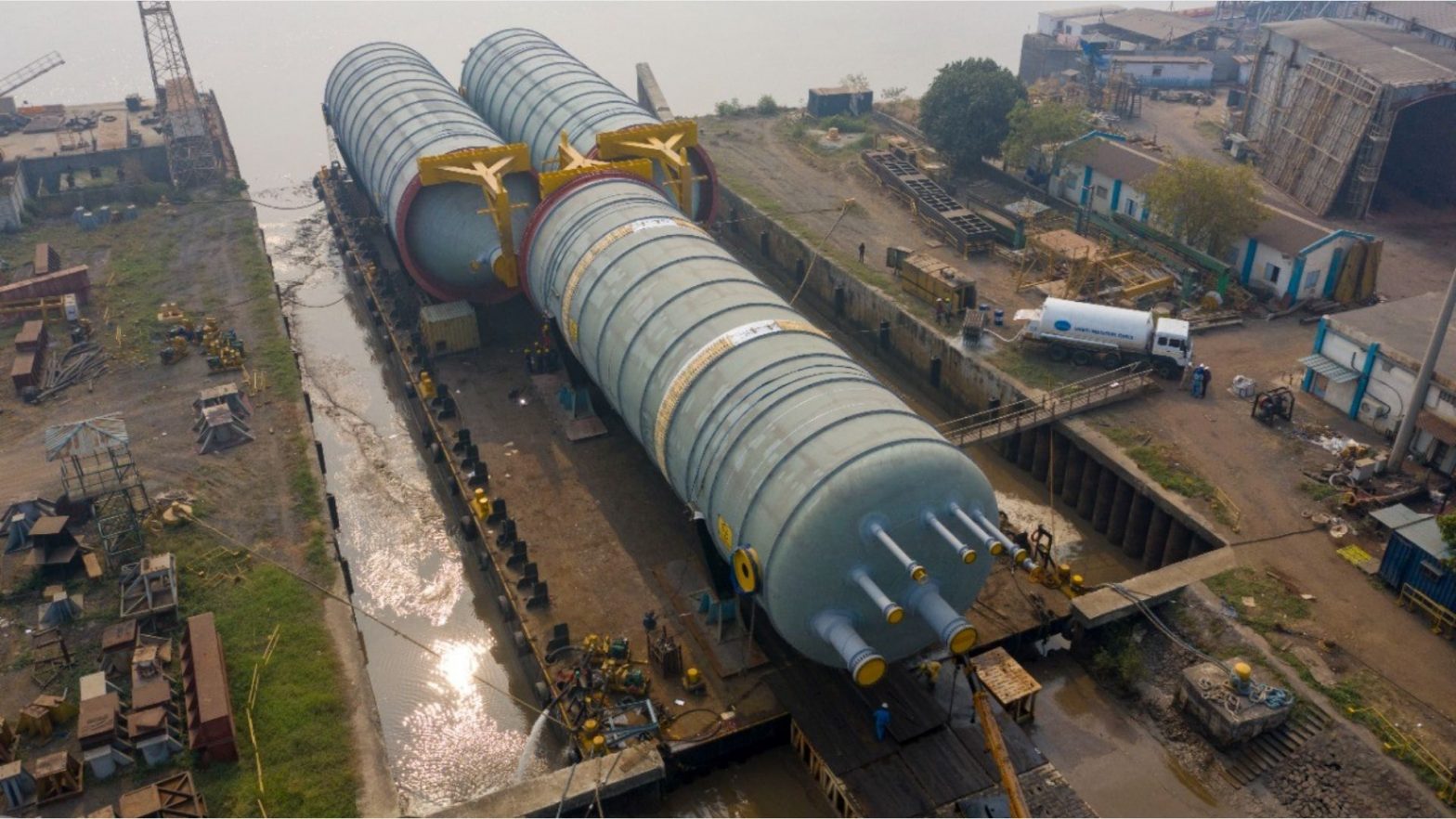 L&T dispatches world’s largest Coke Drums for refinery project in