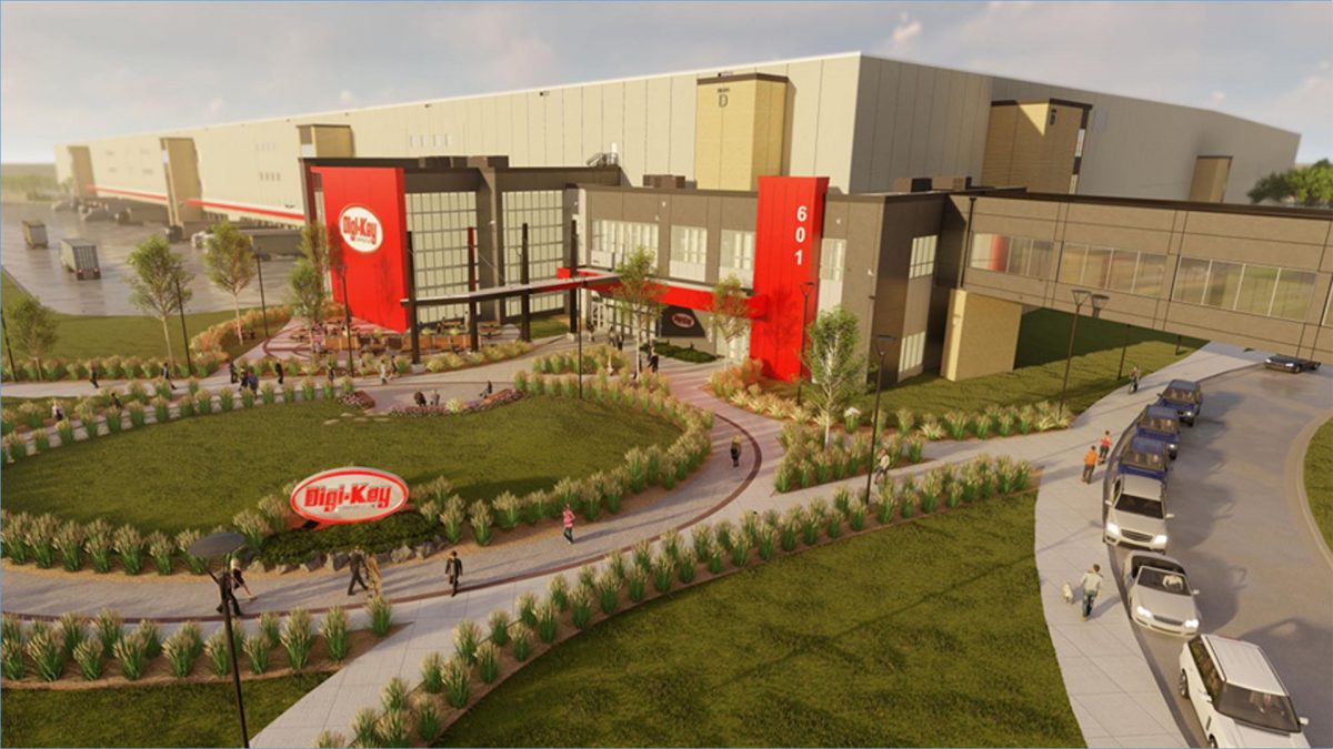 DigiKey electronics was named 2021 Global eCatalog Distributor by