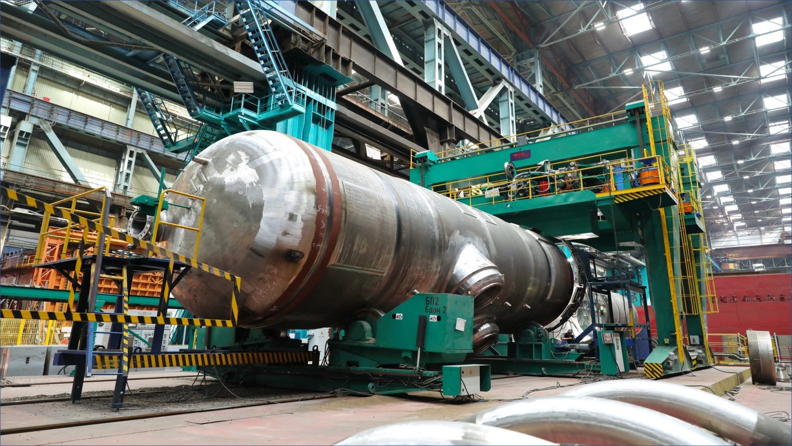 Atommash completes welding of the steam generator heads for Kudankulam