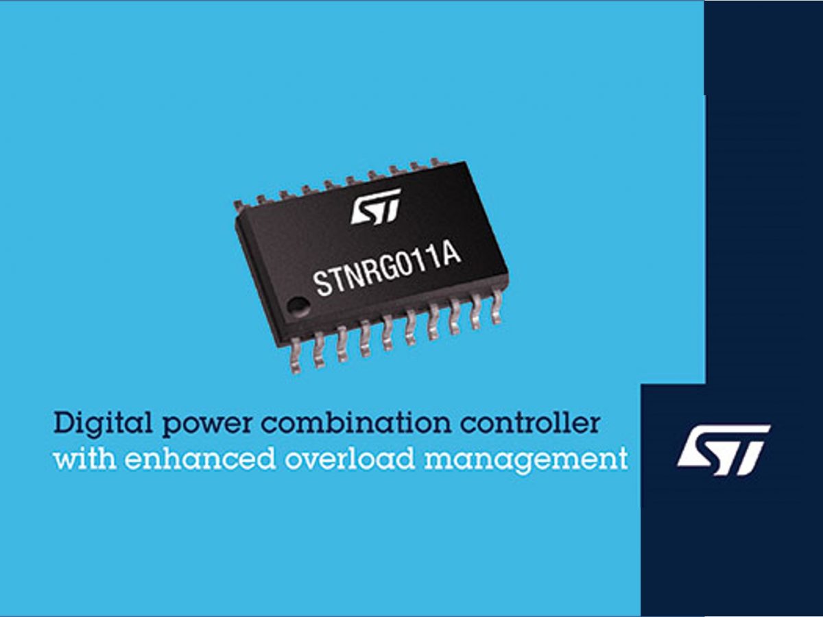 STMicroelectronics improves digital power combination controller