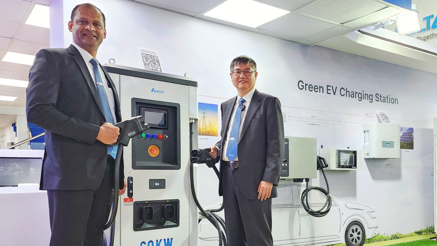 Delta Electronics unveils microgridbased Green EV charging station and