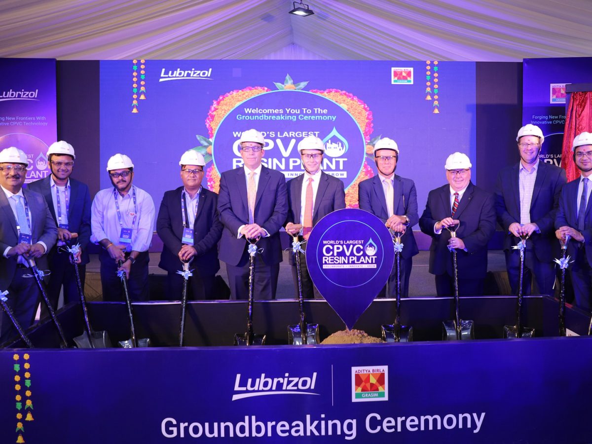 Lubrizol and Grasim Industries launch landmark CPVC resin plant in