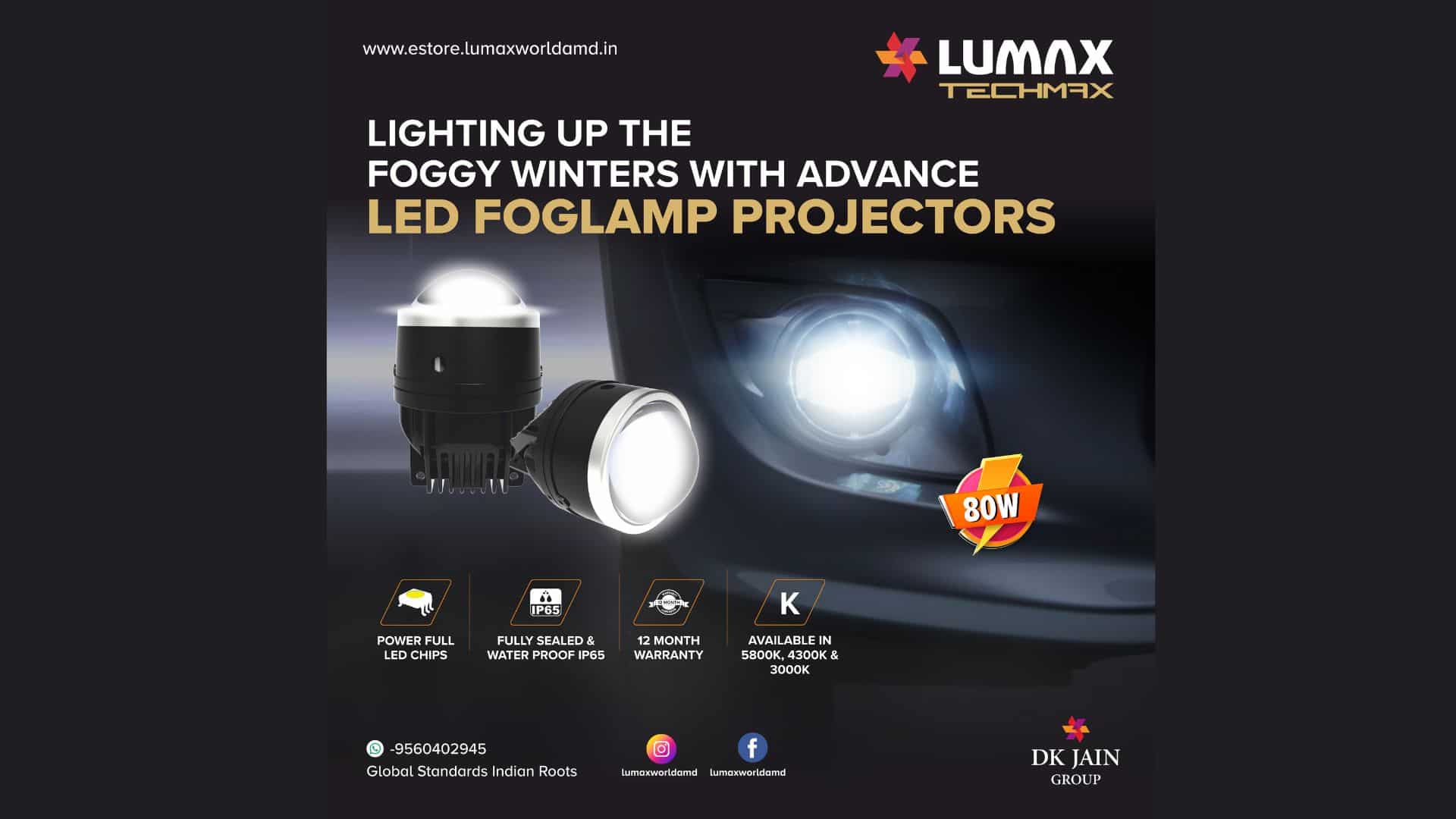 Lumax Auto Technologies Ltd introduces LED fog lamp projectors ...