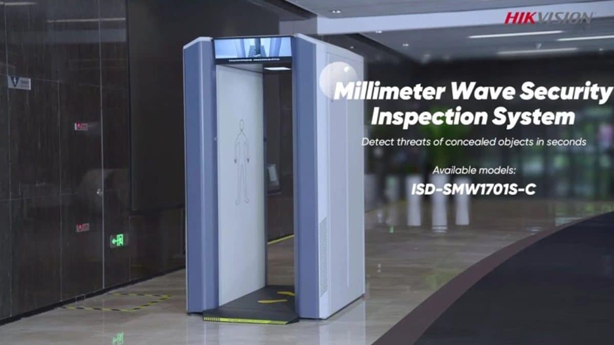 Hikvision Millimeter Wave Body Scanning Security System