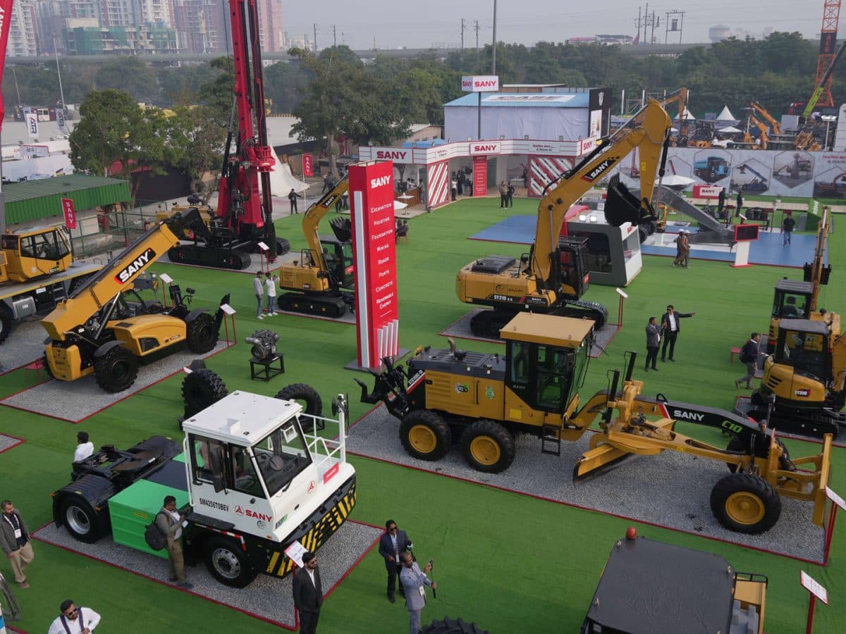 SANY India promotes local manufacturing at Bharat Mobility Global Expo 2025