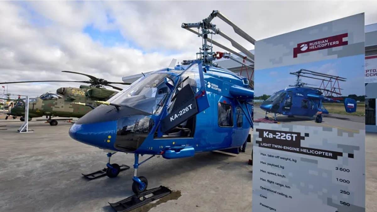 Russia introduces the Ka-226T helicopter with the indigenous VK-650V engine to India, aiming to enhance defence cooperation and local manufacturing.
