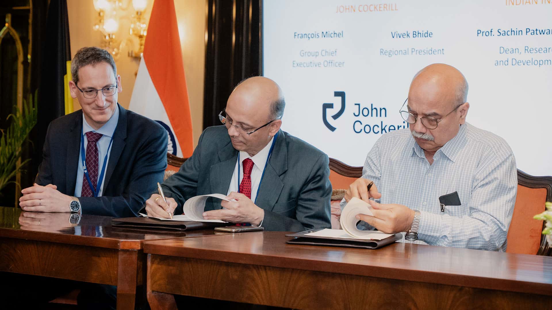 Innovating Sustainability: IIT Bombay and John Cockerill Group Partner for Green Hydrogen and Defence Innovation