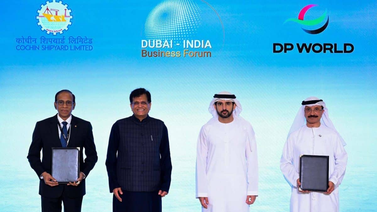Cochin Shipyard and Drydocks World join forces to boost India’s ship repair sector