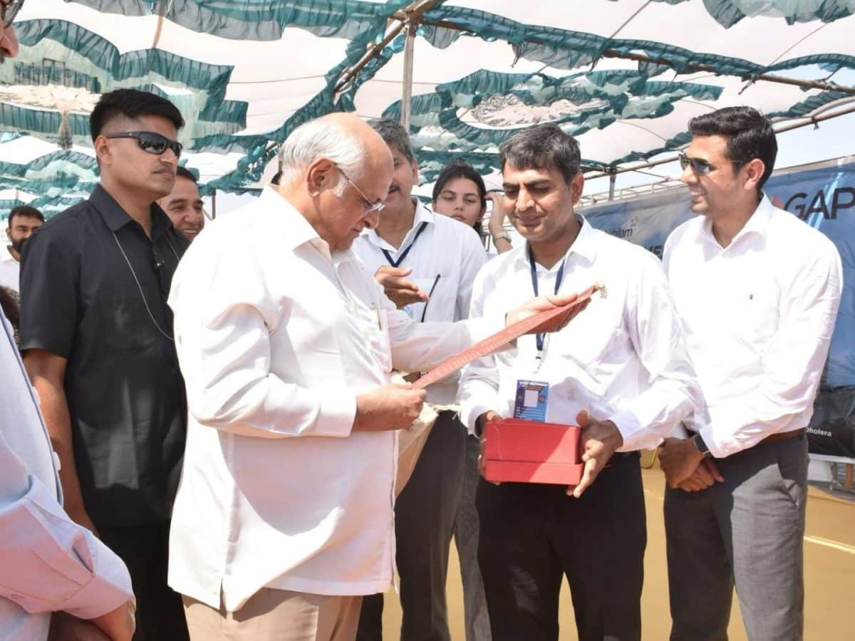 Bhupendra Patel reviews major projects at Dholera