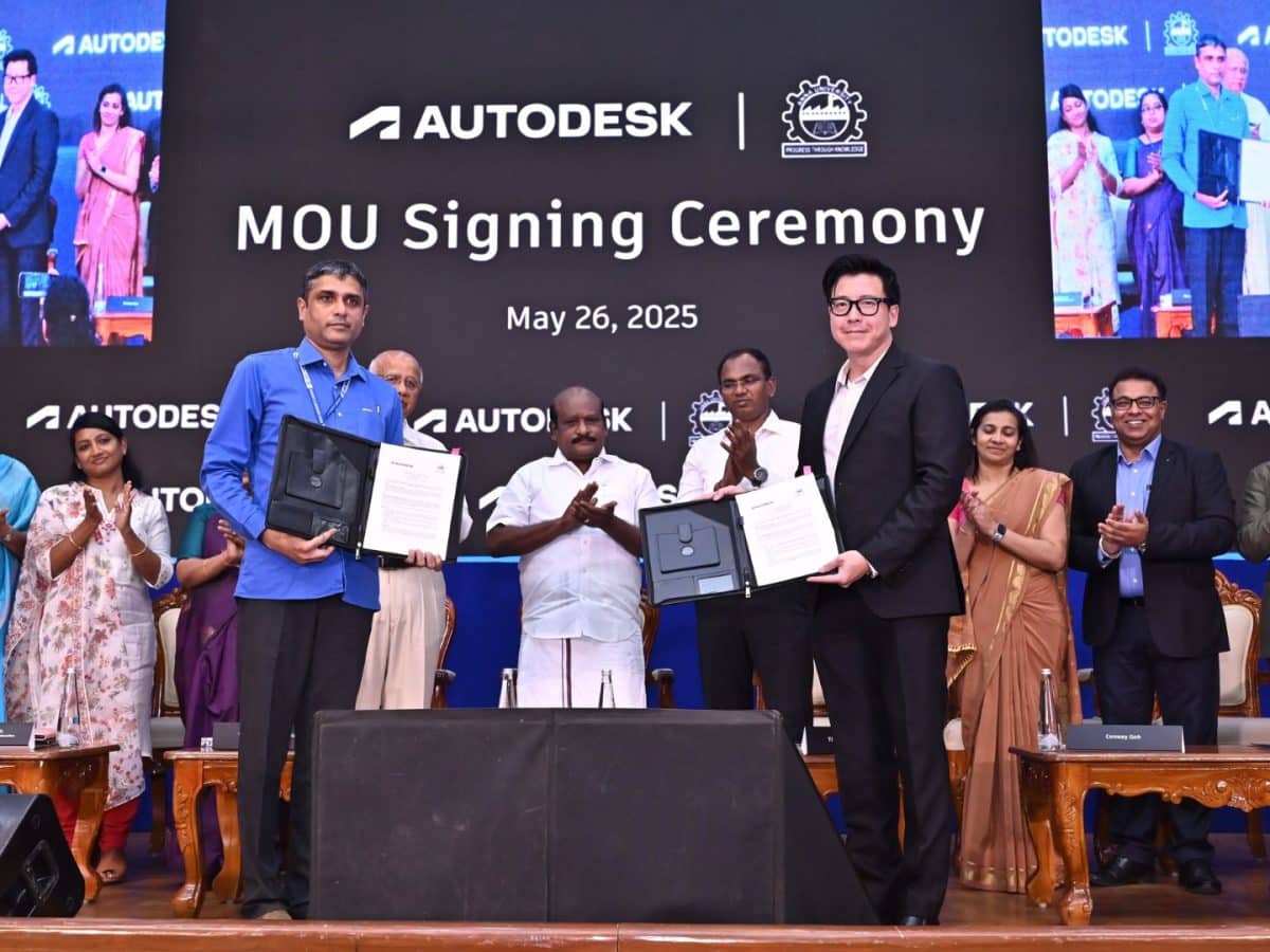 Autodesk and Anna University sign MoU to boost design and manufacturing education