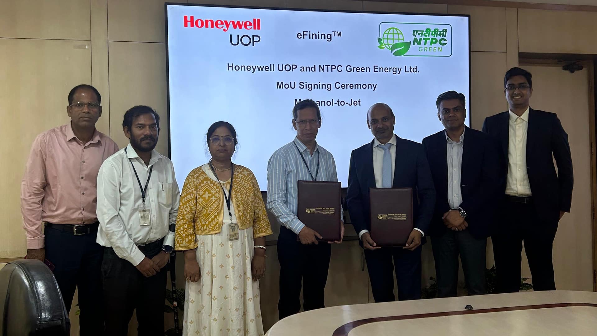 Honeywell and NTPC Green Collaborate for Sustainable Aviation Fuel Production in India