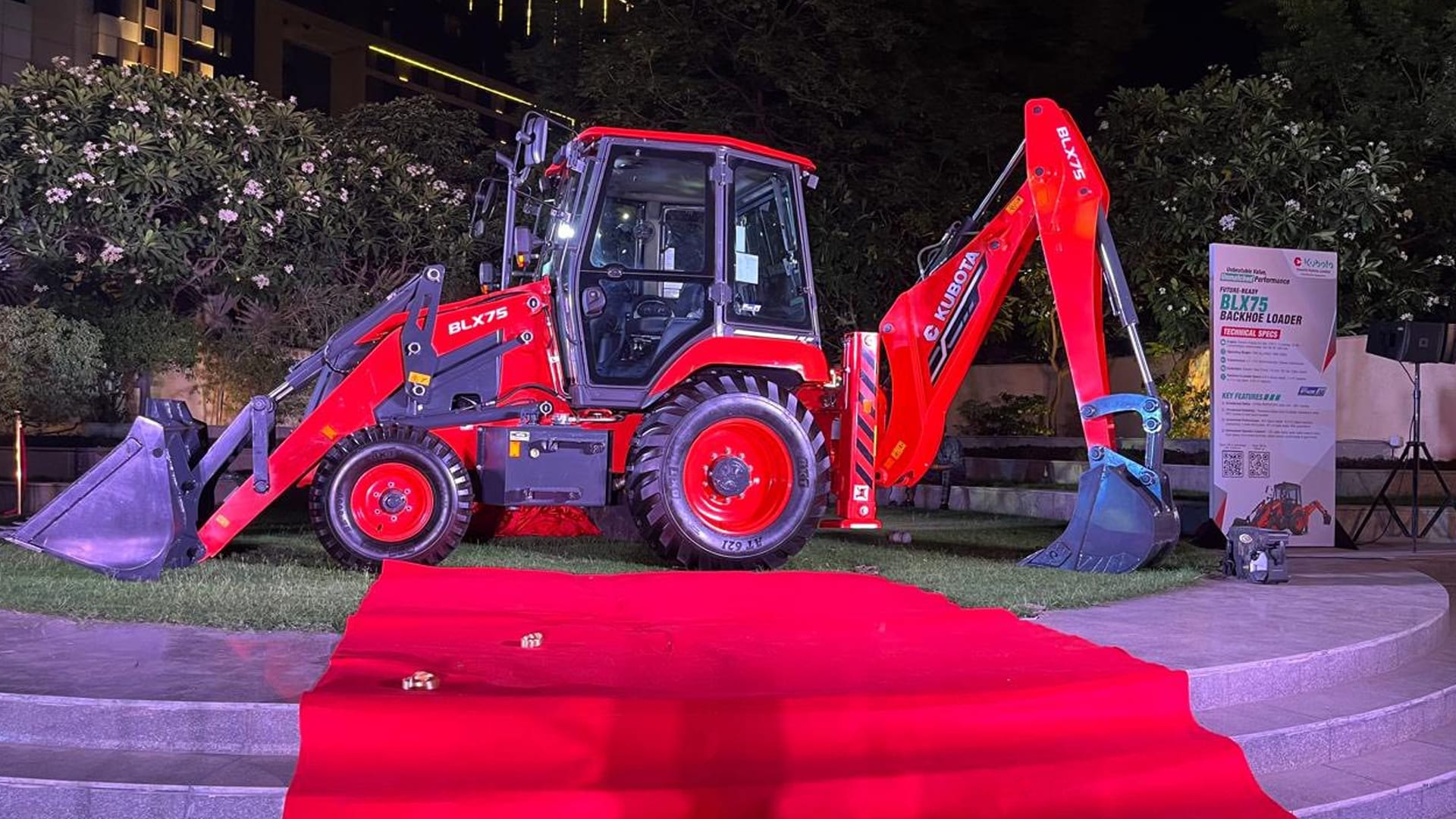 Escorts Kubota launches BLX 75 backhoe loader for Indian market