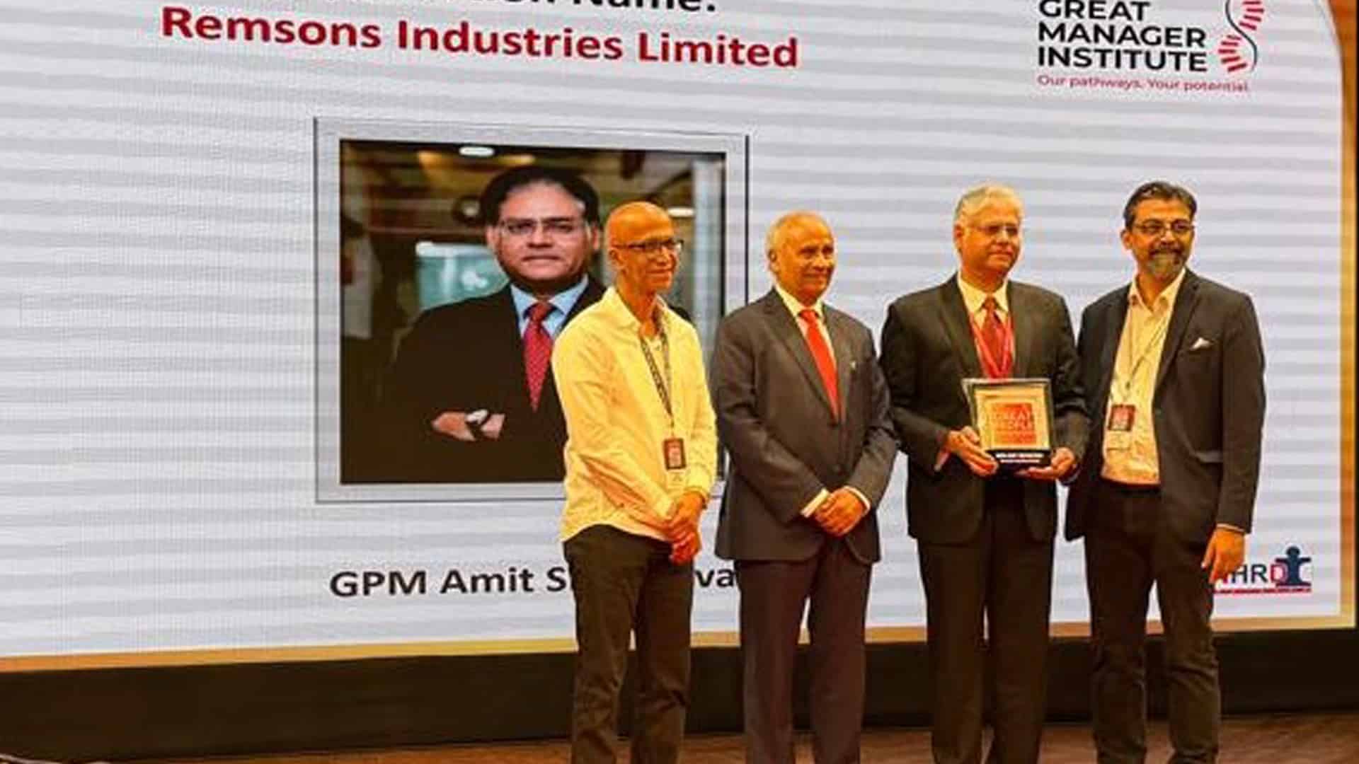 Remsons’ Group CEO Amit Srivastava named among India’s top 50 CEOs
