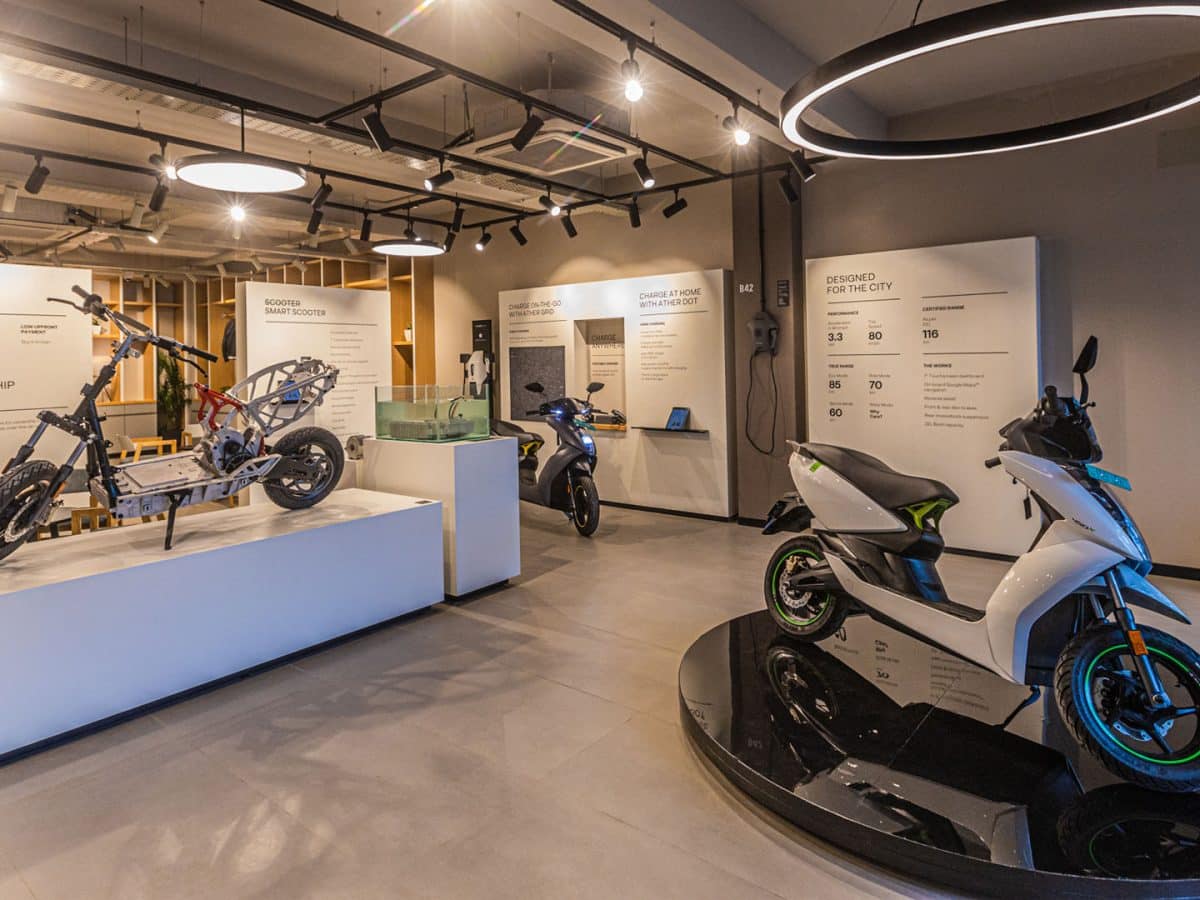 Ather Energy to Open 700 EV Stores Across India