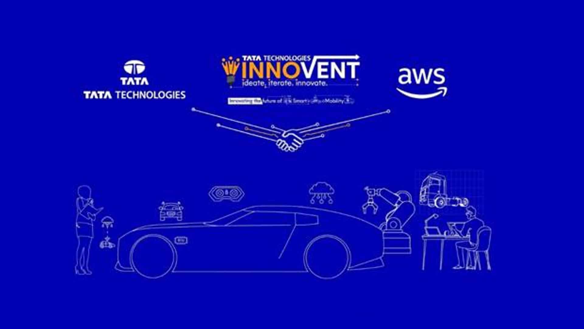 Tata Technologies and Amazon Web Services (AWS) collaborate to launch the 3rd edition of InnoVent hackathon for engineering students in India, shaping the future of Smart Mobility