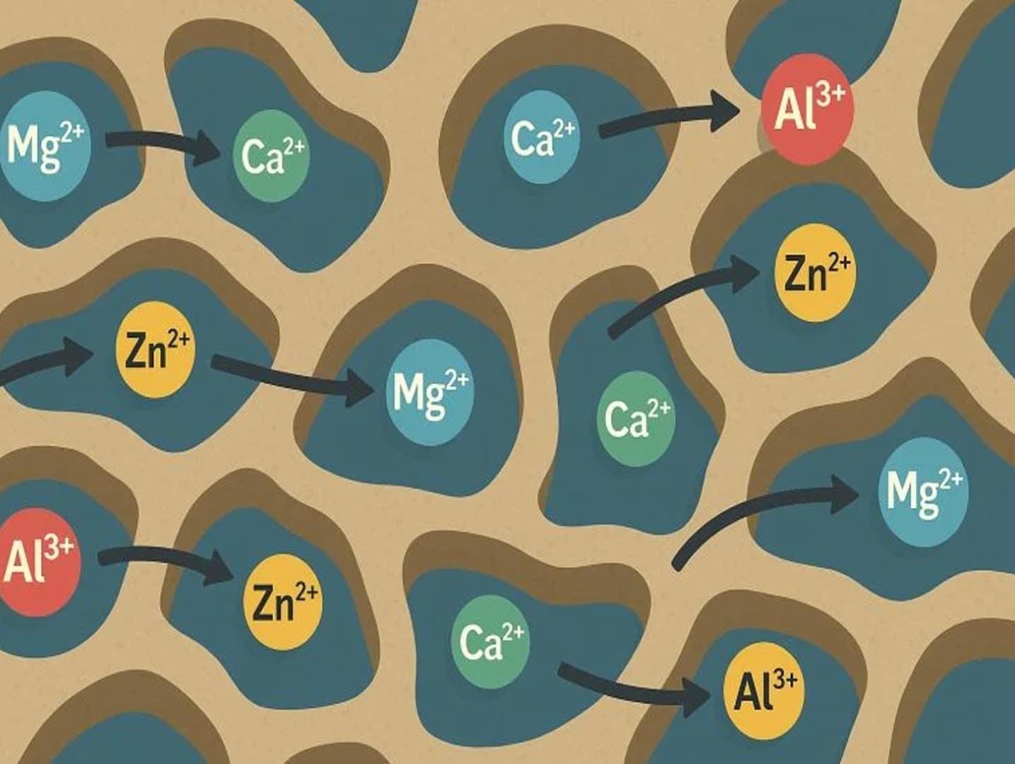 The open, sponge‑like network inside a porous transition‑metal oxide lets the larger, doubly- or triply-charged ions travel during a battery’s charge and discharge cycles. Credit: New Jersey Institute of Technology