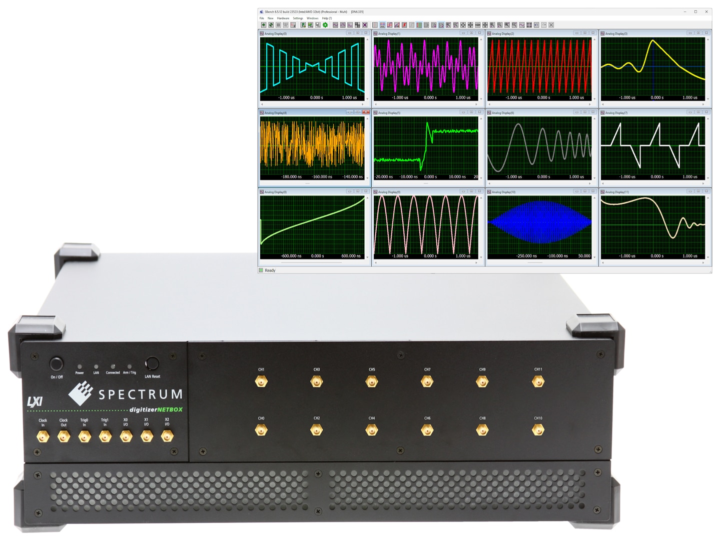 Spectrum Instrumentation introduces DN6.33x digitisers with up to 12 channels at 10 GS/s