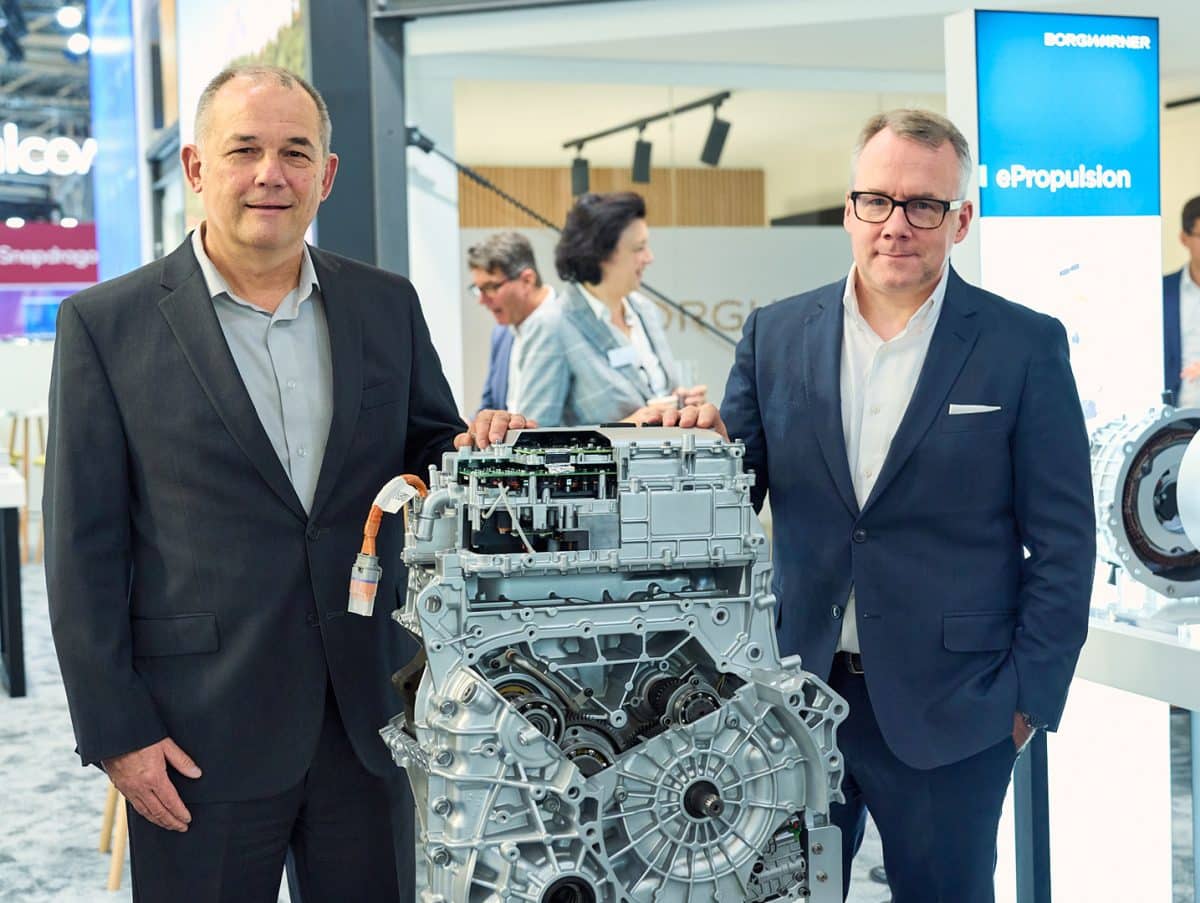 BorgWarner also showcased its eTorque Management Systems (eTMS) product line.