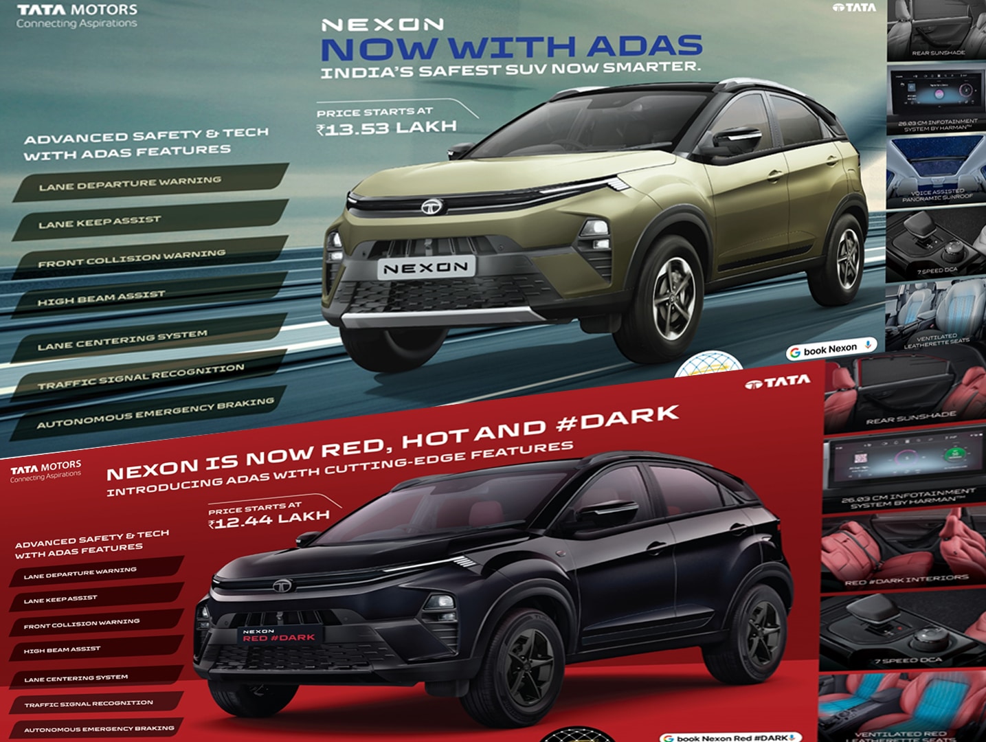 Tata Nexon’s top ranking, ADAS features, and Red #DARK edition highlight performance, safety, and style.