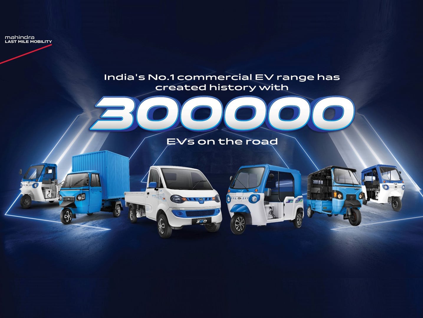 Mahindra Last Mile Mobility crosses 3 lakh EV sales